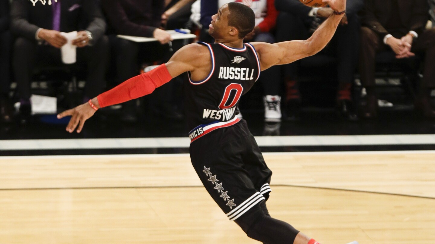 Too much Russell Westbrook lifts West to 163 158 All Star Game win